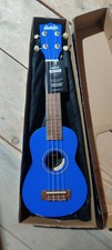 Kala Ukadelic UK-BLUEINK - Blue Ink Soprano Ukulele, with Tote Bag "B-Stock"