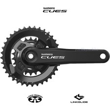 SHIMANO CUES FC-U4010-2 KURBELGARNITUR 11-/10-/9-fach 26-36 ZÄHNE 2-fach FAHRRAD