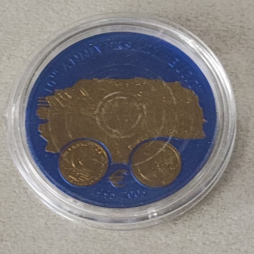 Niob metall münze dollars - niob,