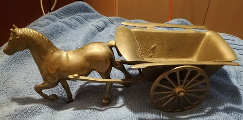Deko skulptur pferd mit - deko, wagen