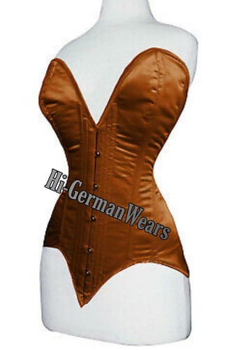 Satin vollbrustkorsett - satin,