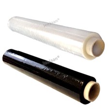 Starke SCHWARZE KLARE Palettenfolie Schrumpffolie STRETCHVERPACKUNG FILM 23-25mu