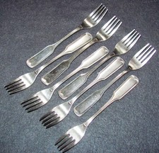 8 Kuchengabeln Hepp Pforzheim