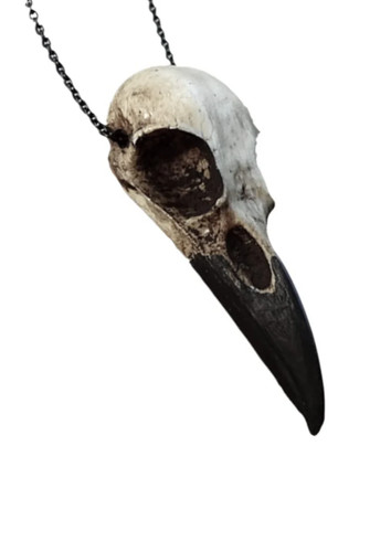 Easure halskette crow skull - halskette,