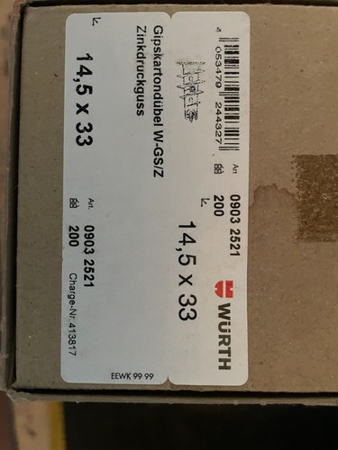 Würth gipskarton dübel - würth,