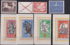 Kleines Lot Gute Deutsche Briefmarken auf Karte ( x ) Ohne Gummi