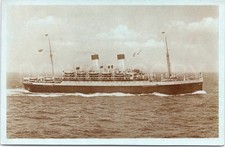 Alte Postkarte Schiff Monte