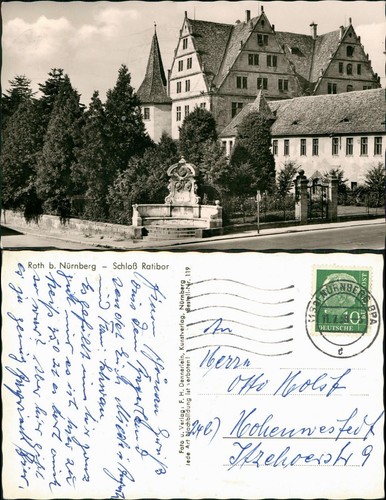 Ansichtskarte roth bei - ansichtskarte,