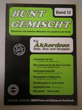 Noten - Bunt Gemischt - Band 12 - Akkordeon - Solo und Duo