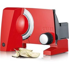 GRAEF Allesschneider SKS 100 rot Wellenschliffmesser Edelstahl Metall kompakt