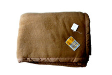 Vintage Kuscheldecke Tagesdecke für Warme Tage  150/200 cm in Beige Ton neu