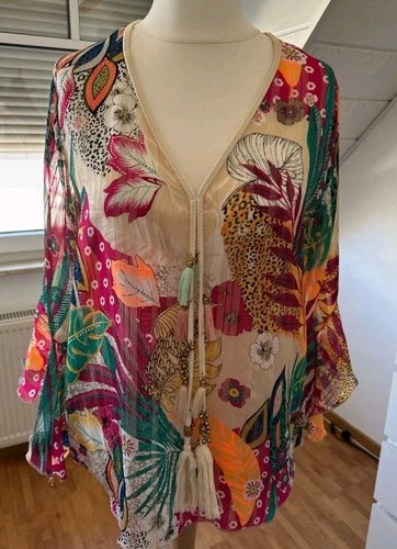 Bohemian bluse bunt - bluse,