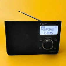 Sony XDR-S61D Tragbares Digitales DAB-Radio AM-FM Farbe Schwarz
