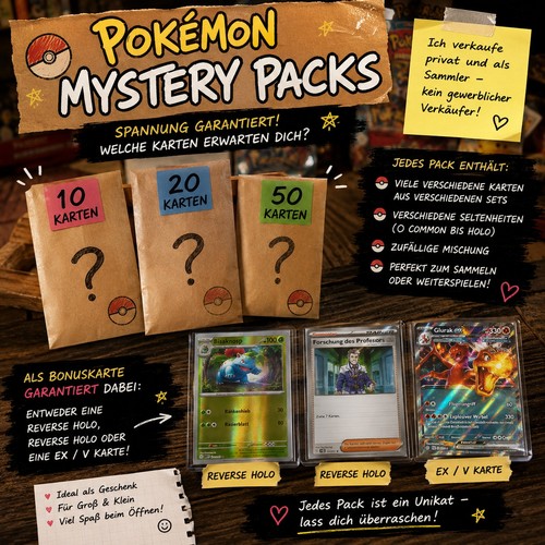 Pokémon mystery packs - pokémon,