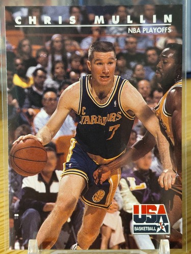 Chris mullin 1992 skybox - mullin,