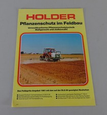Prospekt / Broschüre Holder Feldspritzen Econom / Dosimat Stand 1981