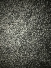 CURLY Teddy Kunstfell Stoffmaterial - SCHWARZ