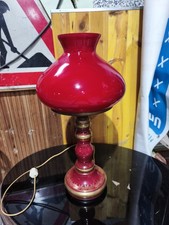 Petroleumlampe Elektrisch Tischlampe Glaslampe Jarolina Polen Porzellan 65 cm