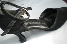 Tanzschuhe INTERNATIONAL DANCE SHOES LADIES Damen schwarz Lurex black size 3,5