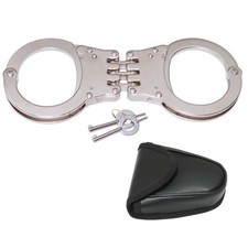 Echte Handschellen Stahl -
