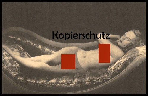 ältere repro postkarte - Ältere, akt