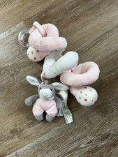 Kinder Baby Rassel, Baby Bett Spielzeug, Deko Esel rosa von Sterntaler