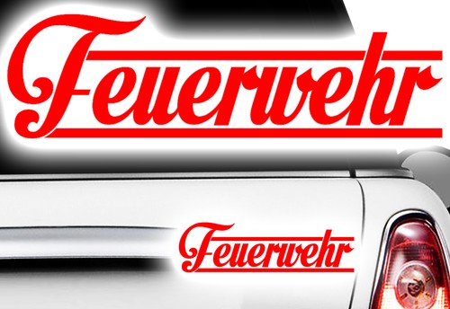 Aufkleber feuerwehr sticker - feuerwehr,