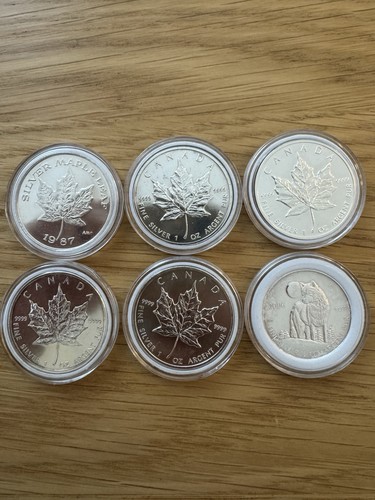 Silber maple leaf 1987 - silber,