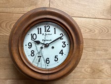 Original V. Jeiter Forbach Uhr Antike Pendeluhr mit Pfeilkreuz 1. Weltkrieg