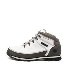 Timberland Herren 61558 Stiefel Weiß/Grau Leder Hiker Wanderschuhe EU 42