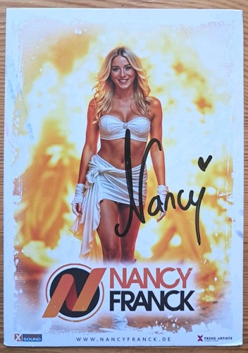 Nancy franck orig autogramm - nancy,