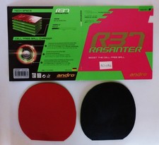 2 x Tischtennis Belag Andro Rasanter R37 sehr guter Zustand