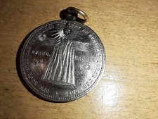 Wallfahrtsmedaille Ausstellung Hl. Rockes zu Trier 1891 Religion Anhänger Metall