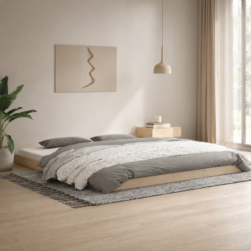 Bettgestell massivholz kiefer - bettgestell,