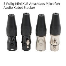 Mini XLR Anschluss Mikrofon