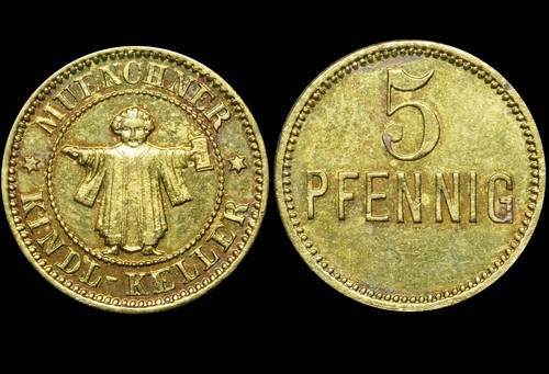 Notgeld pfennig brauerei - notgeld:,
