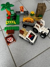 Lego DUPLO 4971 - Zoo Safari Tierpflegerset mit 2 Fahrzeugen und Tieren *TOP*