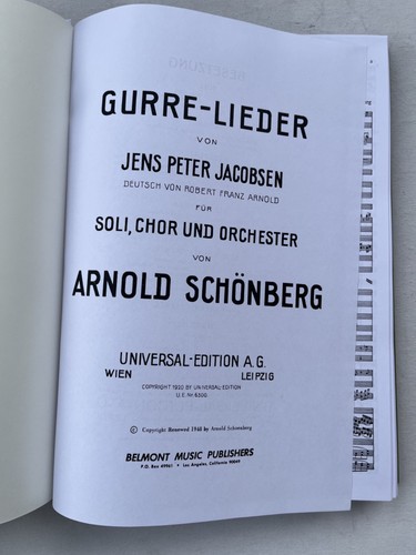 Noten schönberg - noten.,