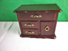 Schmuckschrank Schmuckschränkchen Mahagonifarben ria626