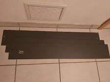 Rasenkanten/Beeteinfassung, Wegbegrenzung, Metall, anthrazit, neuwertig, 3,45 m