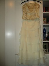 wunderschönes zweiteiliges Abendkleid von CICCI U.S.A. Gr.38/40 (Maße beachten!)