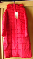 Damen Winter Stepp Mantel rot XL
