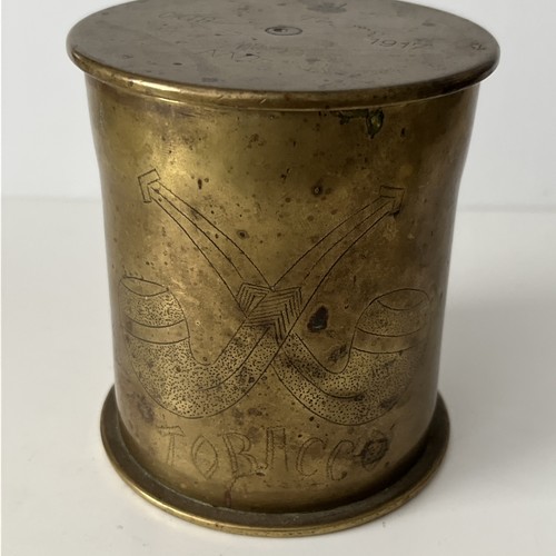 Ww1 grabenkunst tabakdose - grabenkunst,