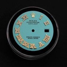 Rolex 36mm Eigener Türkis