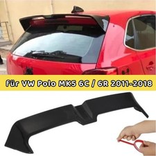 Heckspoiler Dachspoiler schwarz Hochglanz für VW Polo MK5 6C / 6R 2011-2018 