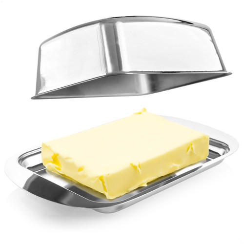 Butterdose edelstahl große - edelstahl,,