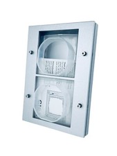 Gira TX_44 Abdeckrahmen / 2-fach / IP44 / bruchsicher / Alu / 021265