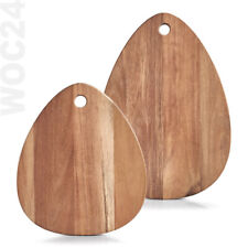 AKAZIEN HOLZ Schneidebrett Tranchierbrett Servierbrett Griff-Loch Akazie