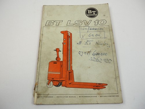 Lsv10 stapler hubwagen - bt,