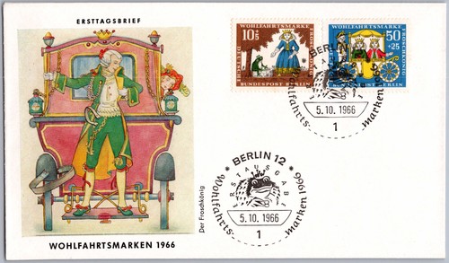 Berlin fdc 1966 - 1966, der